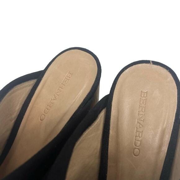 BERNARDO Finley Leopard Print Slide Mules Slip On Heels Pointed Toe Size 9.5 - Picture 7 of 10